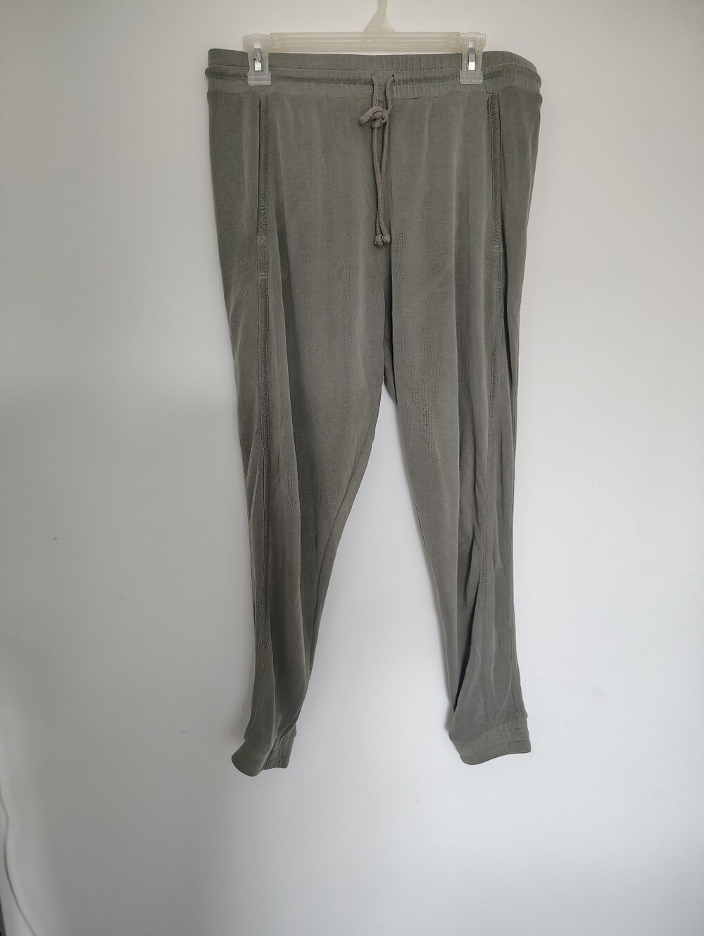 FP Movement Free People Back Into It Joggers, Army Gray Green, Size L